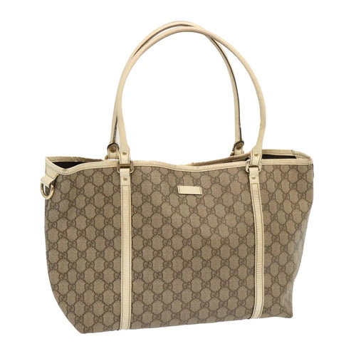 Gucci GG Supreme Tote Bag Beige